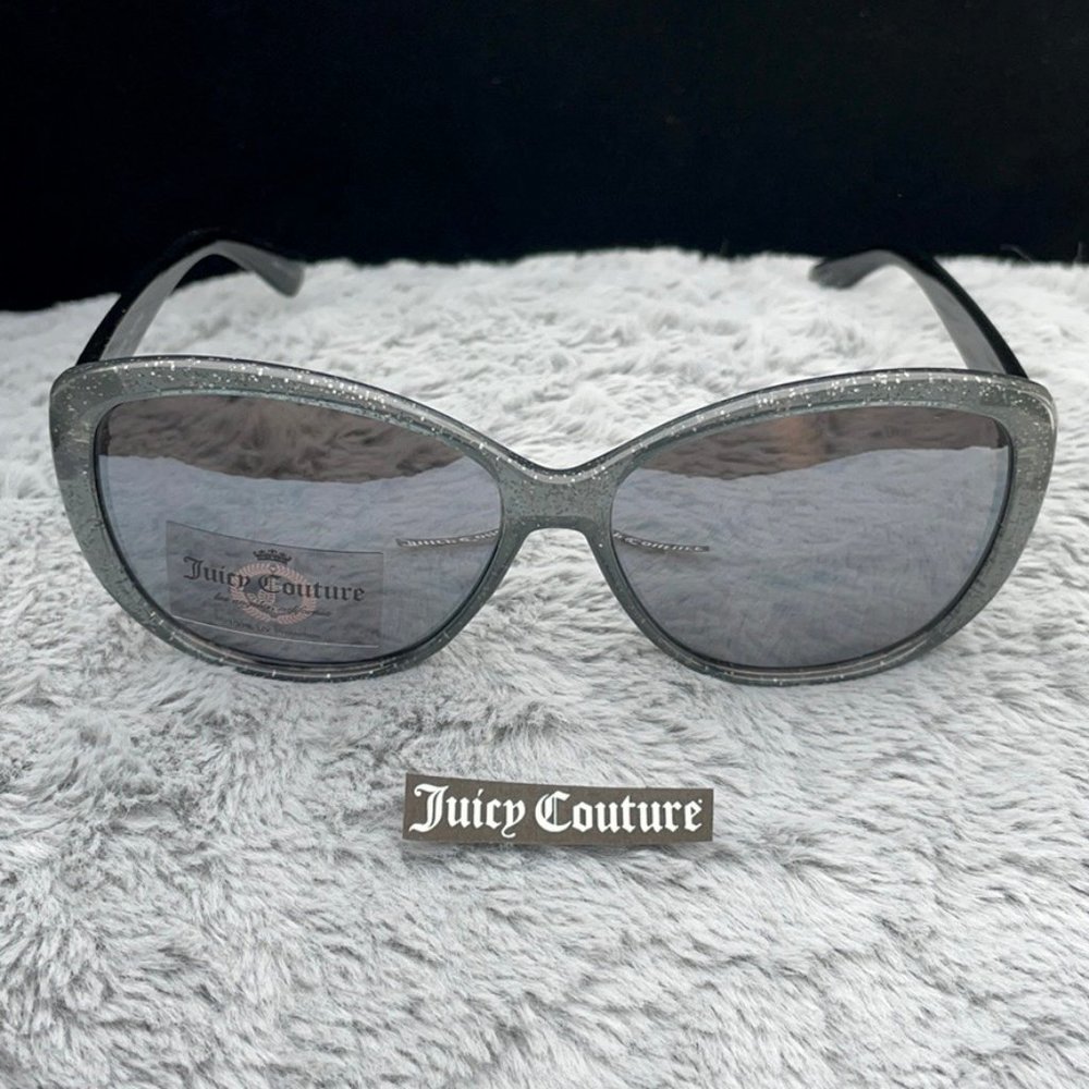 Juicy Couture Two-Tone Frame Sparkle Gray/Black NWT - Picture 3 of 8